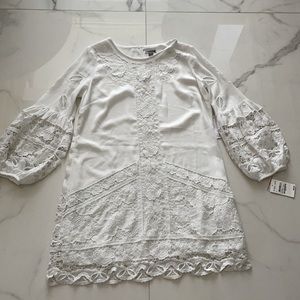 Chelsea28 embroidery white summer dress